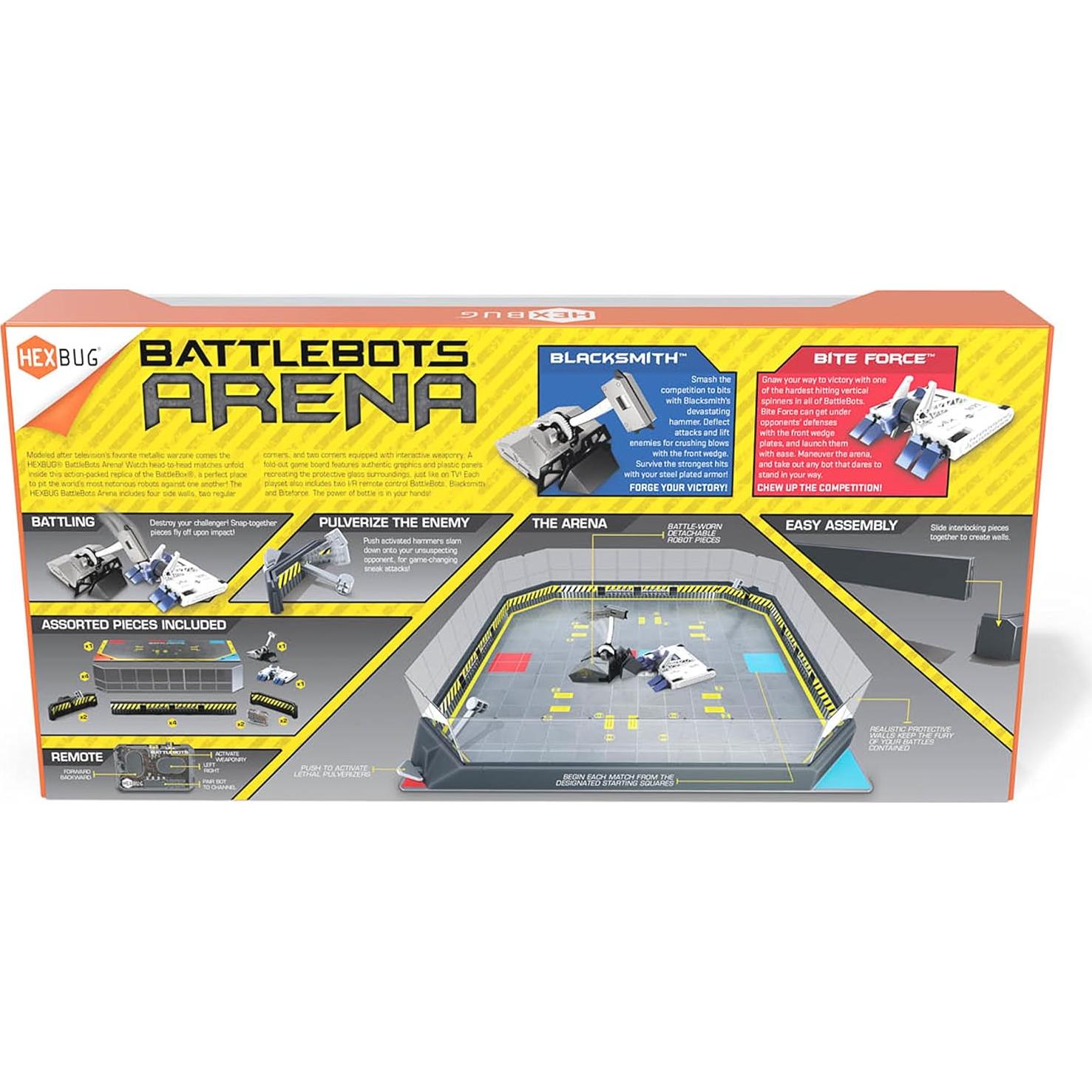 Arena HEXBUG BattleBots Fuerza de Mordida y Herrero Negro