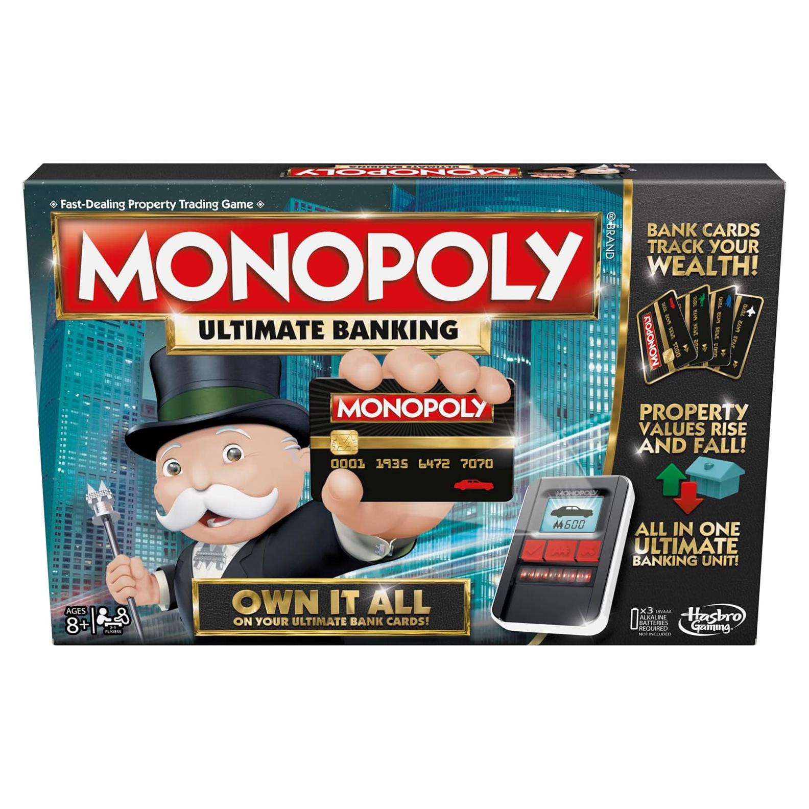 Monopoly Banca Definitiva Hasbro Juego de Mesa Electrónico