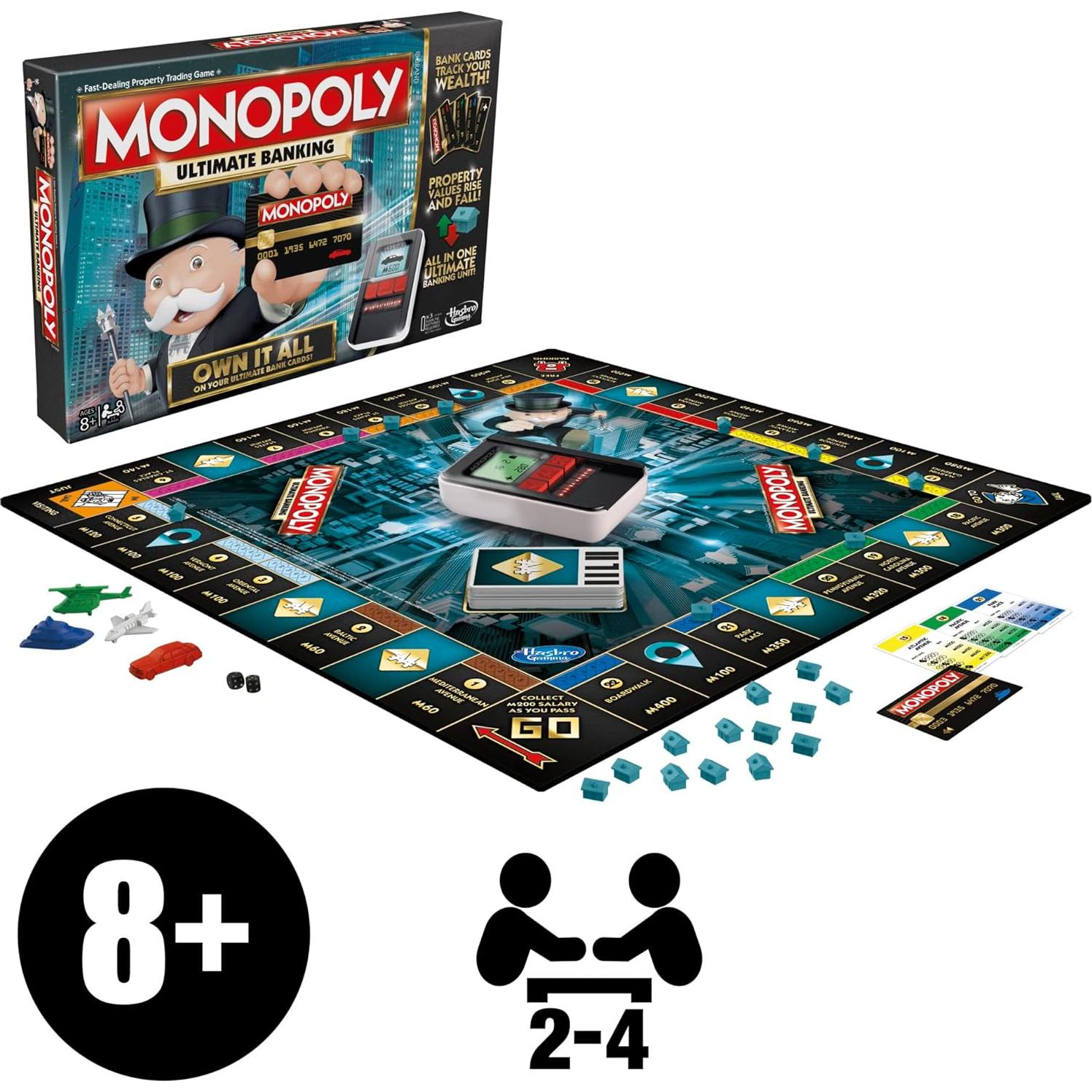 Monopoly Banca Definitiva Hasbro Juego de Mesa Electrónico