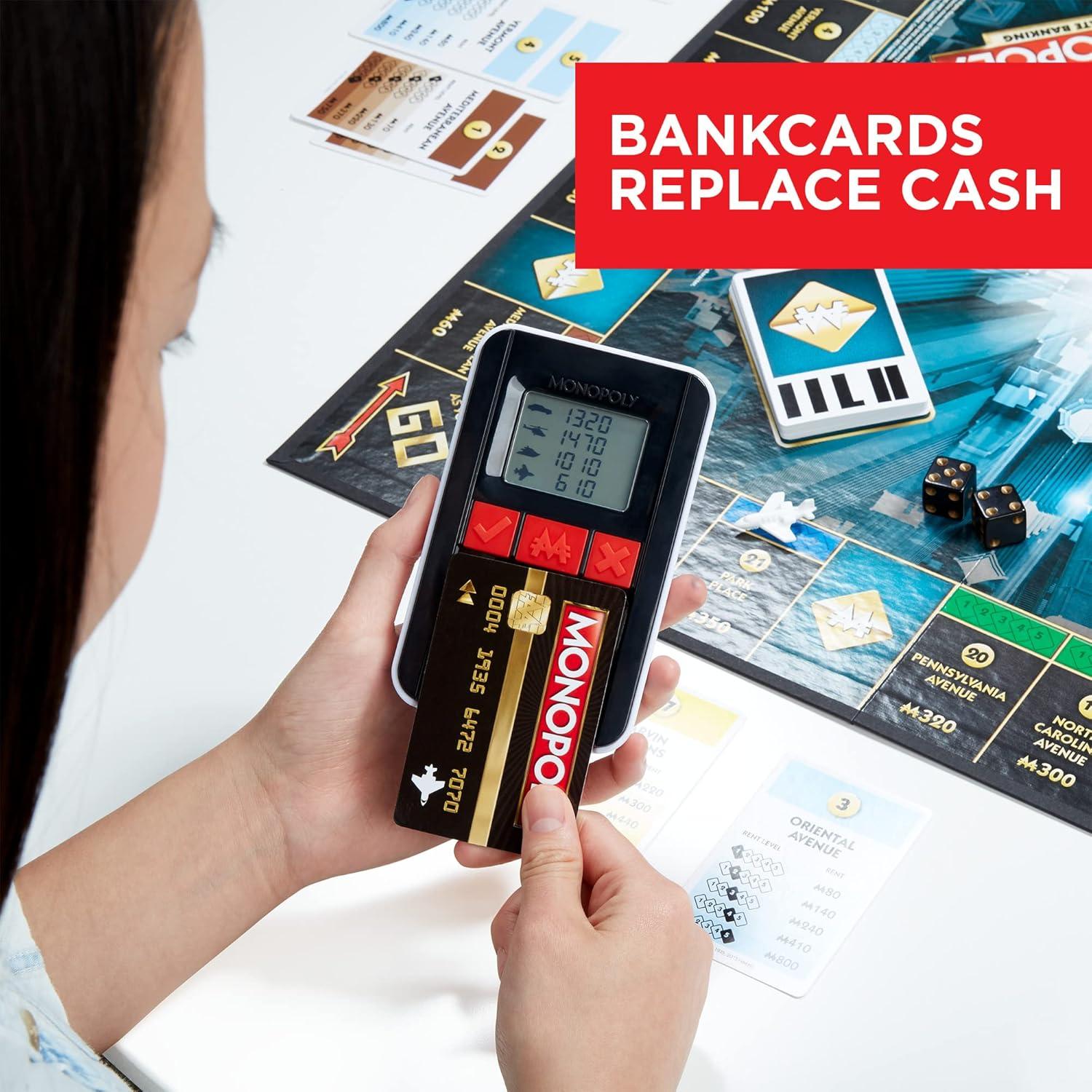 Monopoly Banca Definitiva Hasbro Juego de Mesa Electrónico