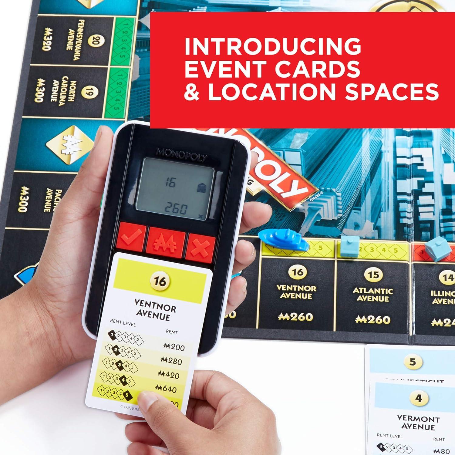 Monopoly Banca Definitiva Hasbro Juego de Mesa Electrónico