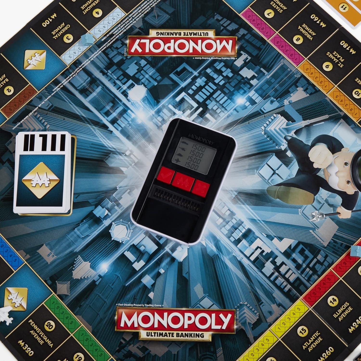 Monopoly Banca Definitiva Hasbro Juego de Mesa Electrónico