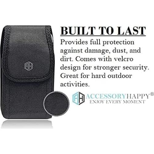 Funda de teléfono resistente AccessoryHappy para iPhone y Samsung