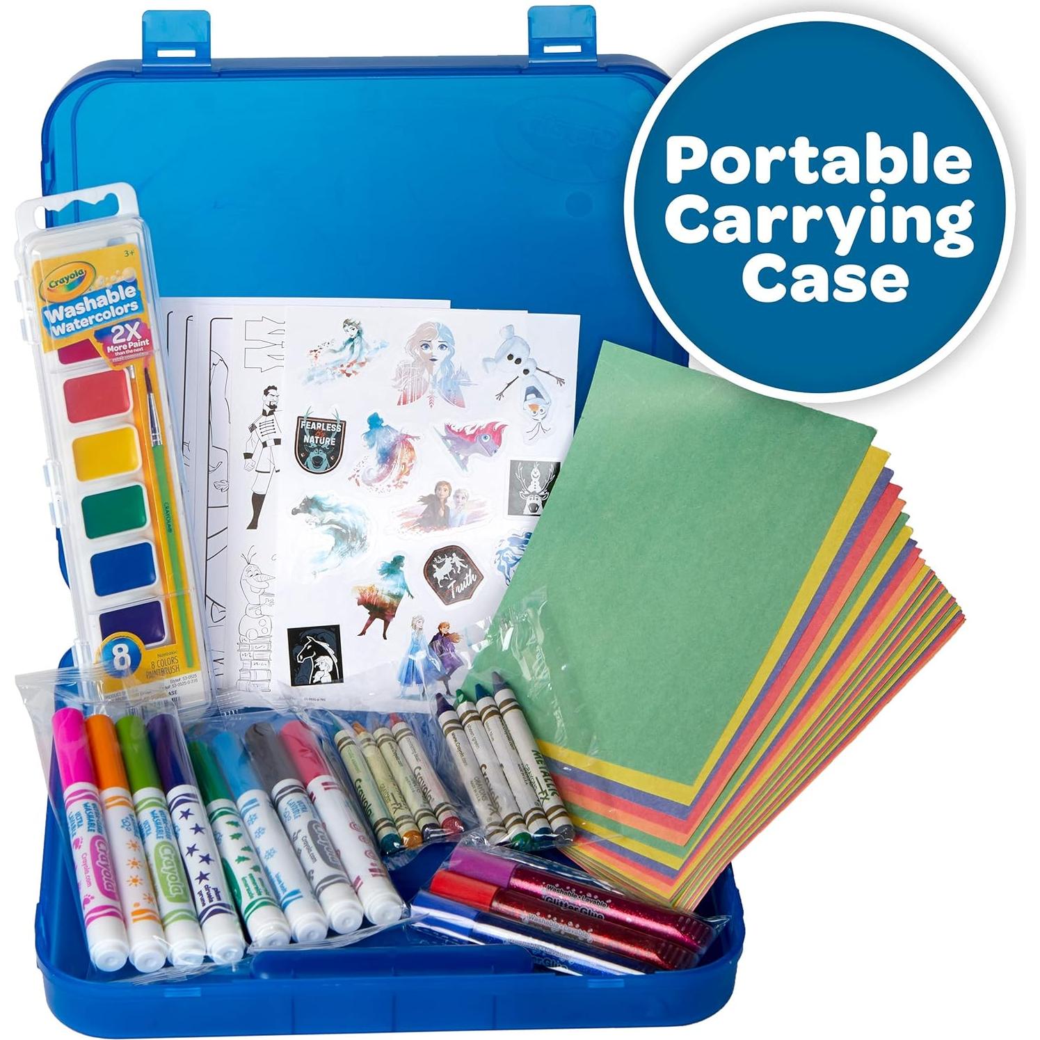 Estuche de Arte Crayola Frozen 2 - 71 Piezas para Colorear