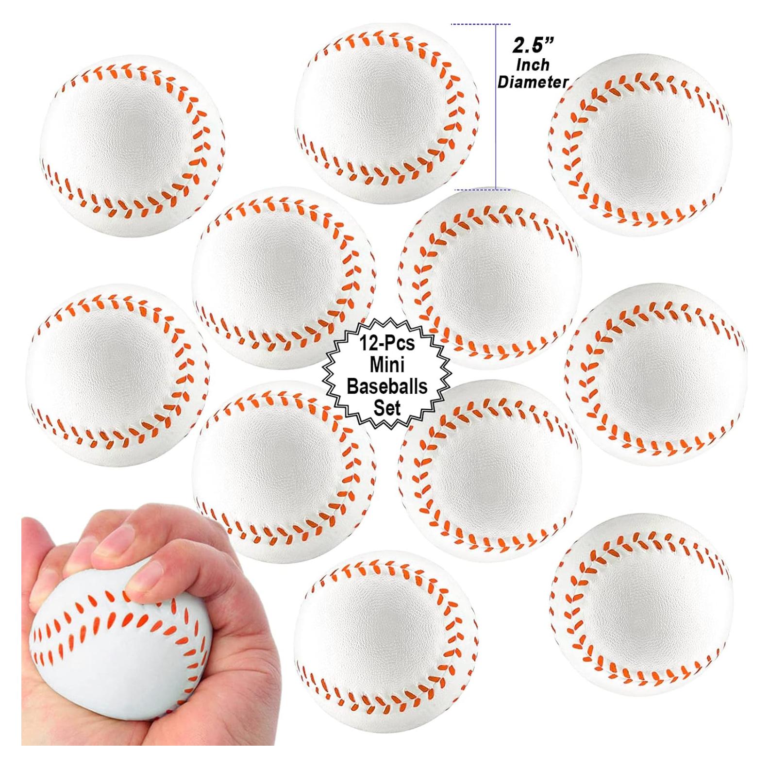 Mini Pelotas Deportivas de Espuma Wall2Wall - Paquete de 12