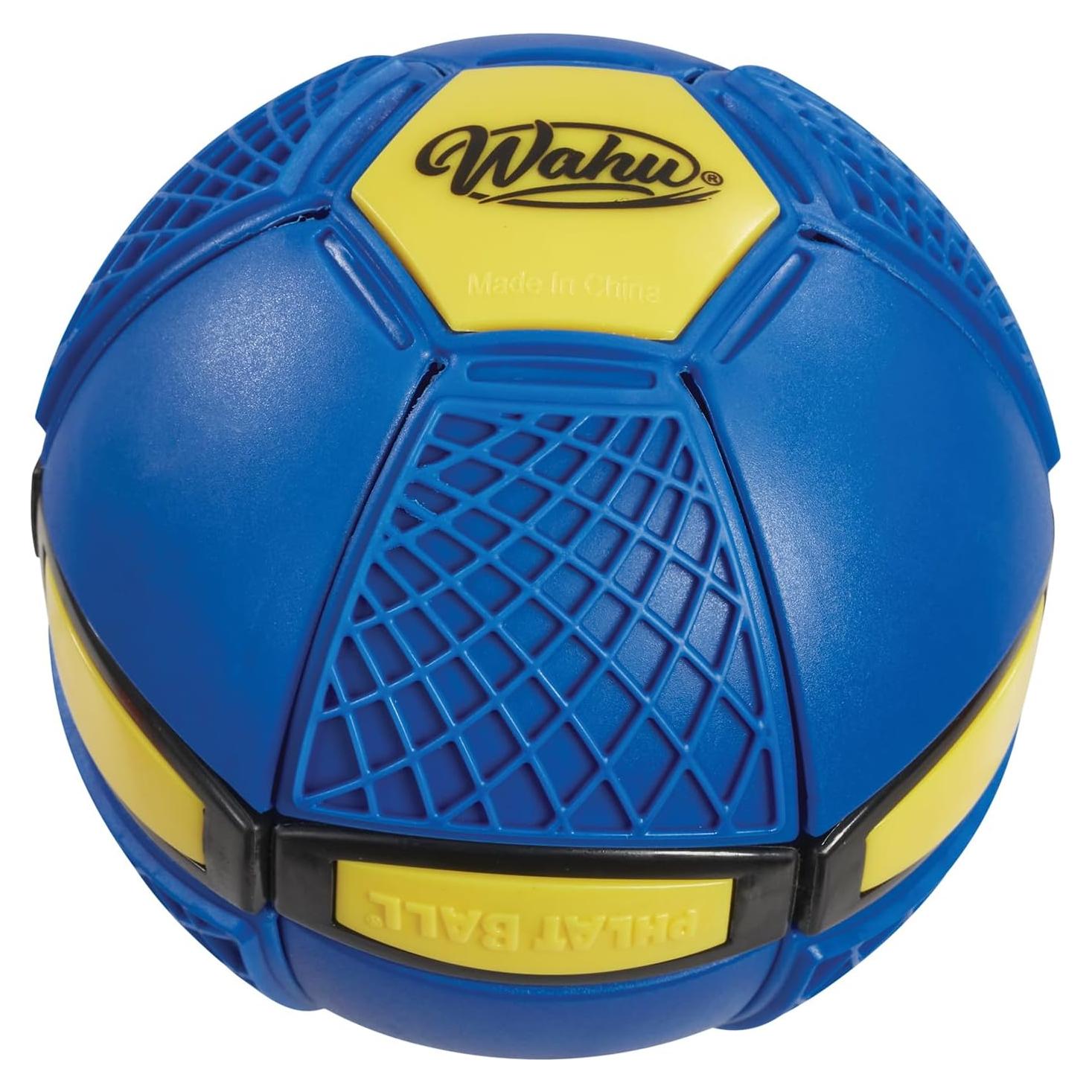 WAHU Phlat Ball Junior Azul - Disco Volador y Pelota 10.2 cm