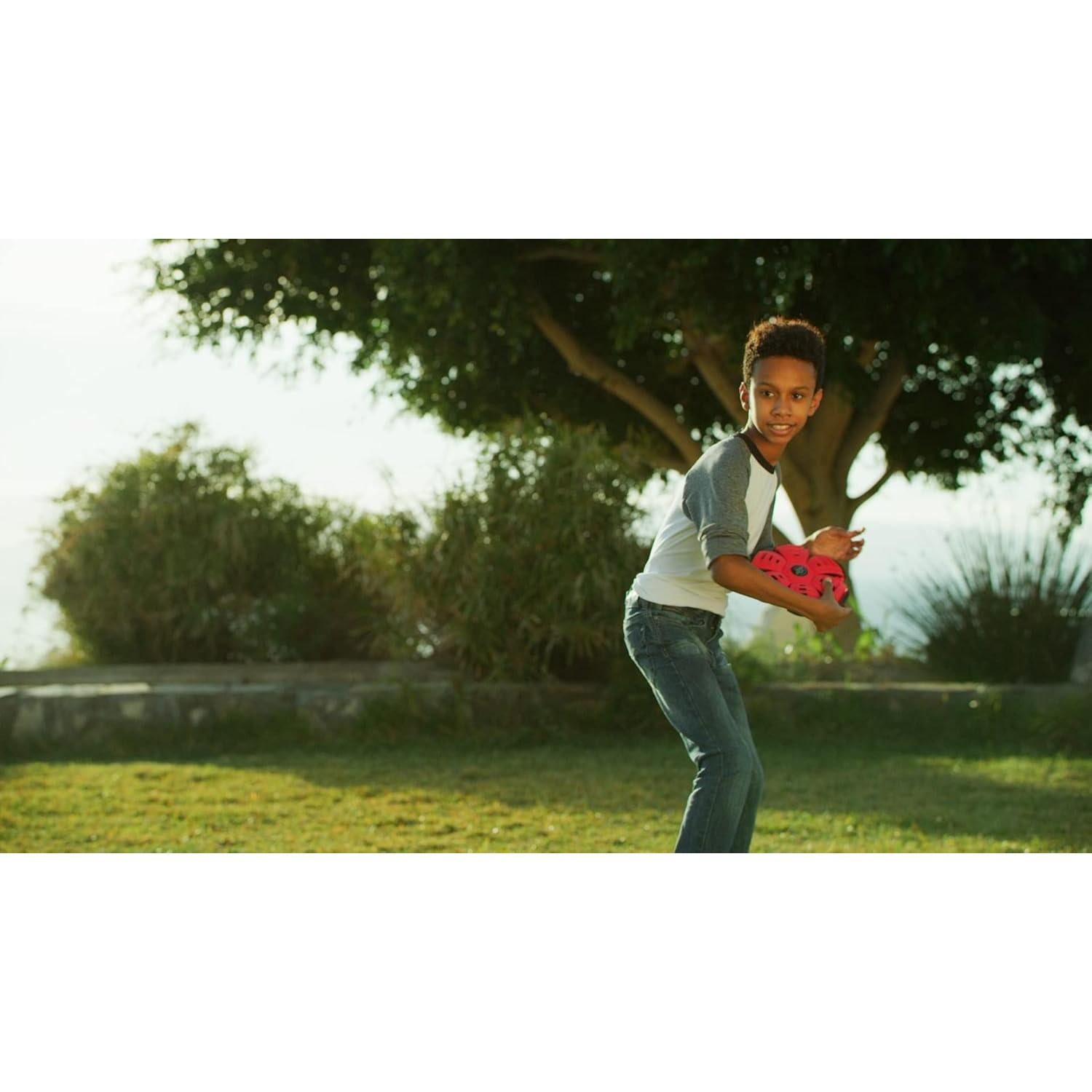 WAHU Phlat Ball Junior Azul - Disco Volador y Pelota 10.2 cm