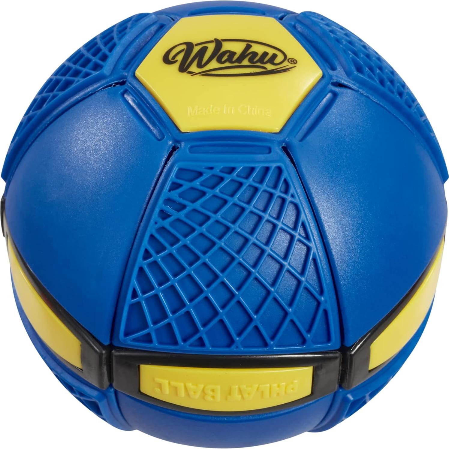 WAHU Phlat Ball Junior Azul - Disco Volador y Pelota 10.2 cm