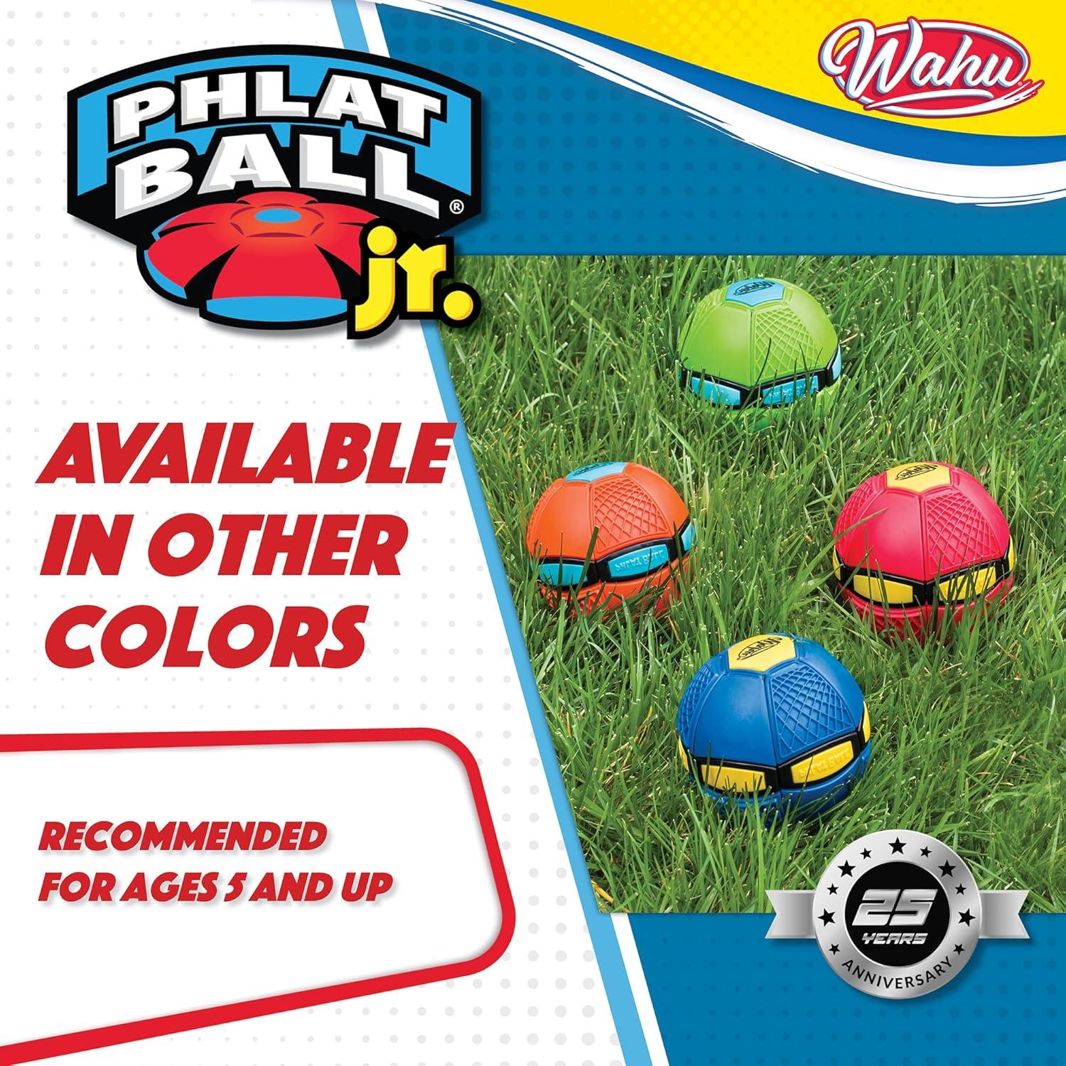 WAHU Phlat Ball Junior Azul - Disco Volador y Pelota 10.2 cm
