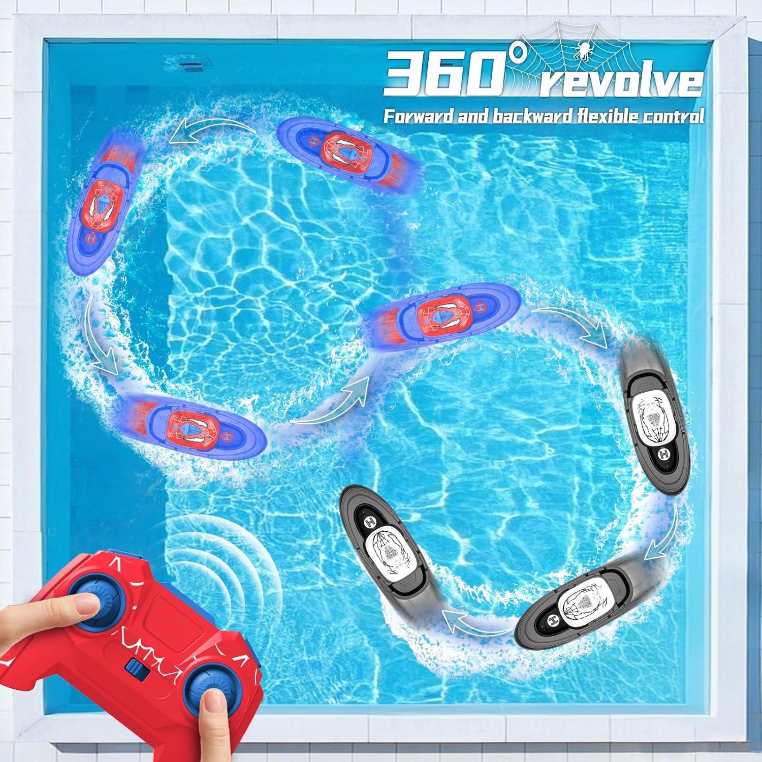 Barco de Control Remoto Fromeasy H161 Araña para Piscina - 2 Unidades
