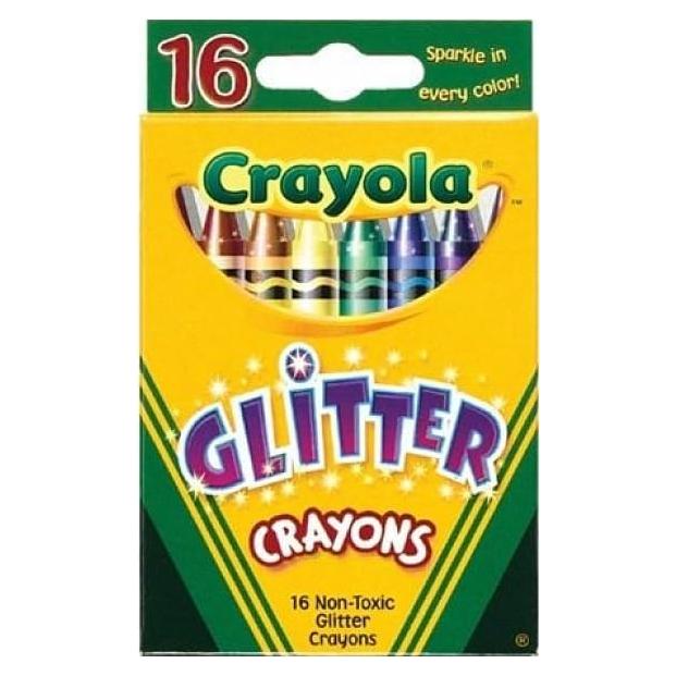 Crayones Brillantes Crayola 16 Colores No Tóxicos