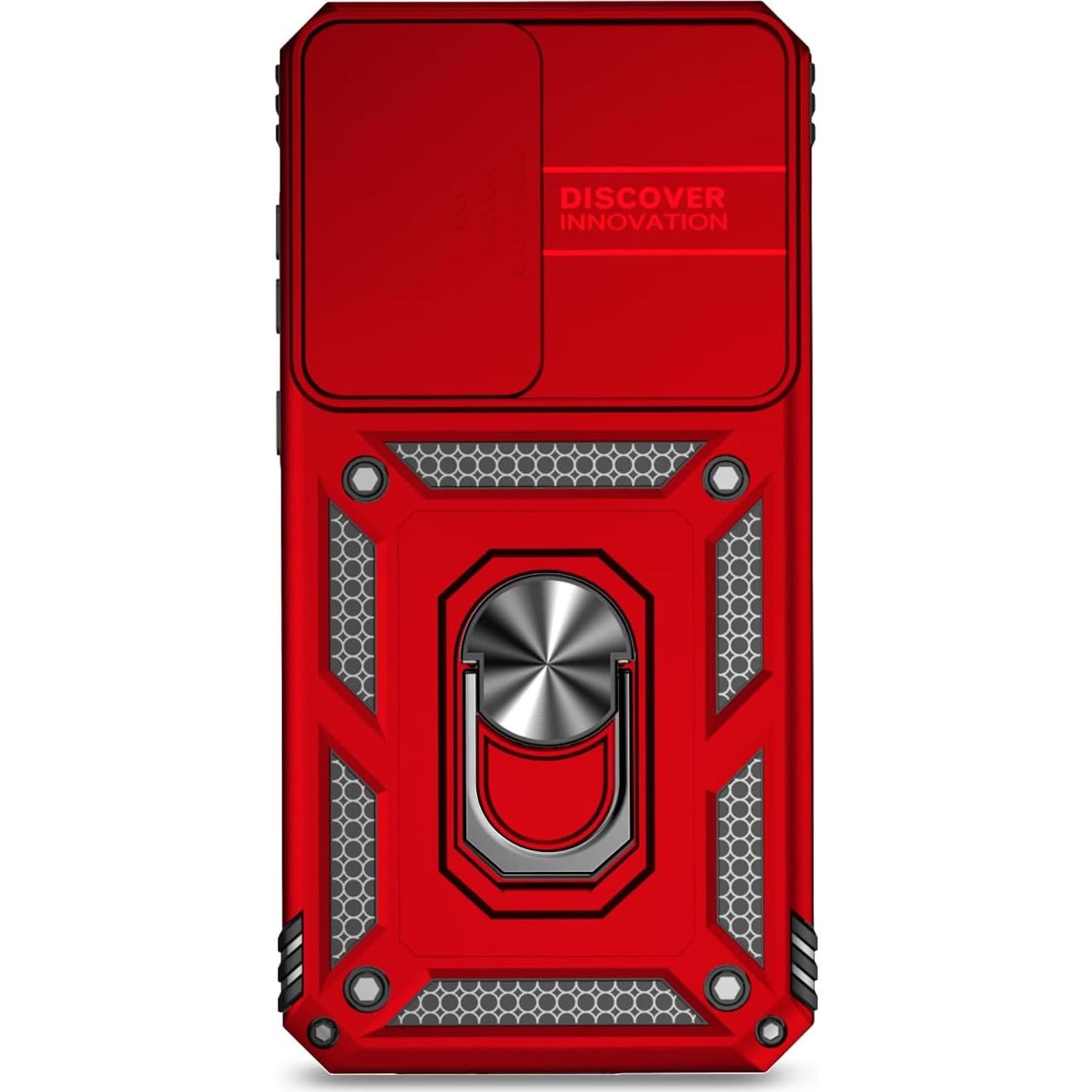 Funda Samsung Galaxy A55 5G PUSHIMEI Rojo Grado Militar