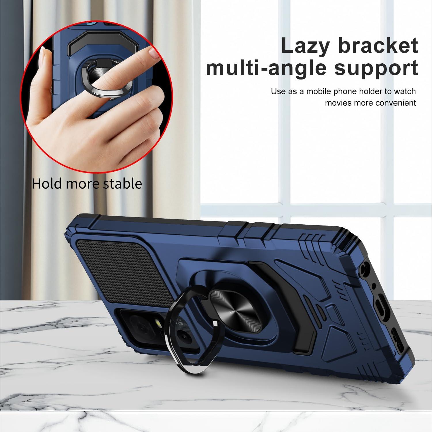 Funda Protectora para TCL 40XL con Soporte y Protector de Pantalla