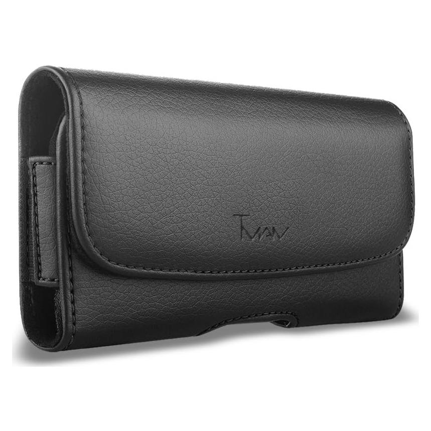 Funda de Cuero TMAN para ZTE Blade Vantage XL con Clip