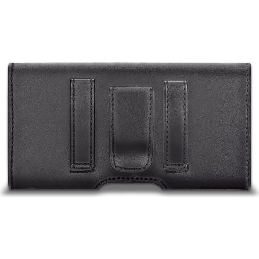 Funda de Cuero TMAN para ZTE Blade Vantage XL con Clip