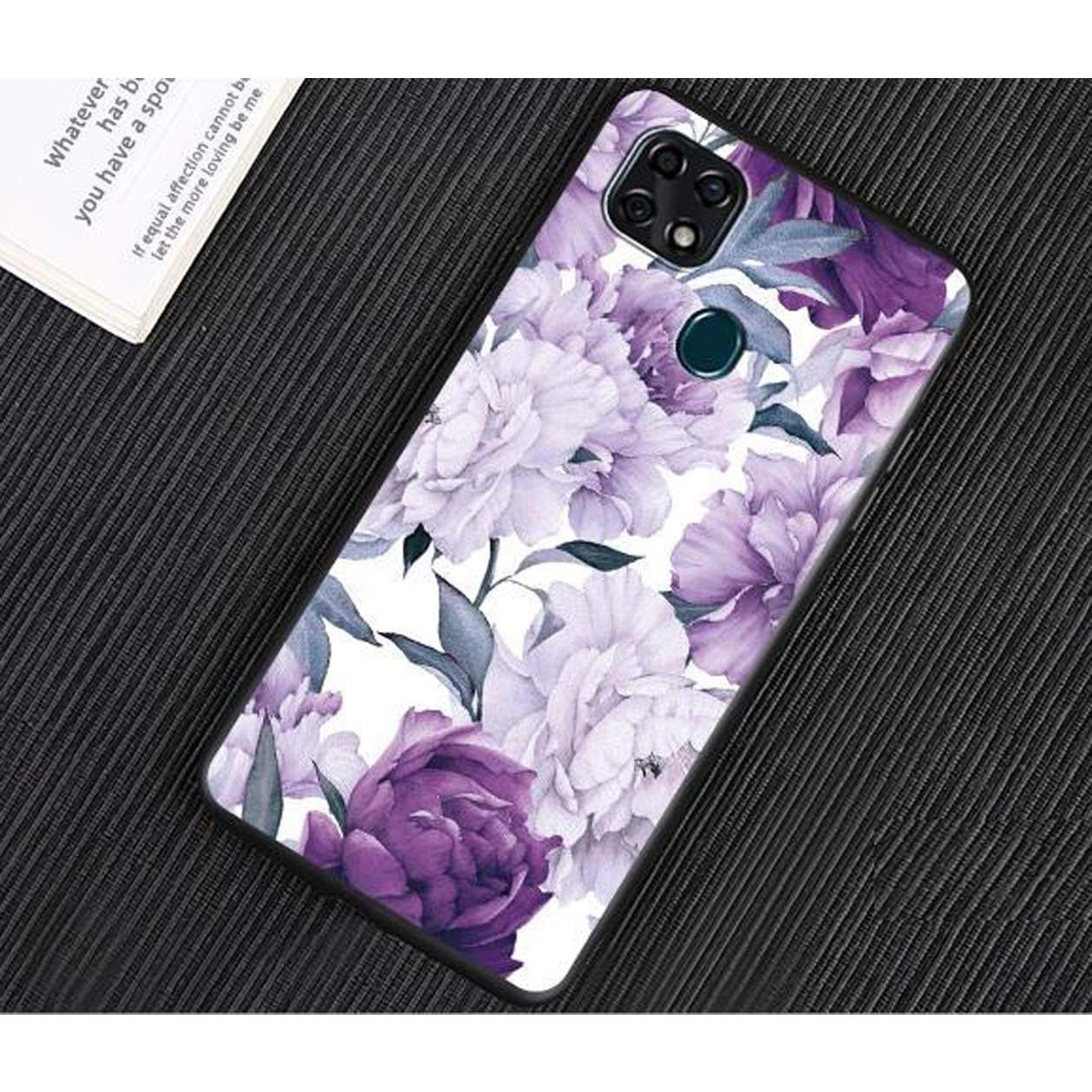 Funda TPU Floral para ZTE ZMax 10 / ZTE Z6250 + 2 Protectores