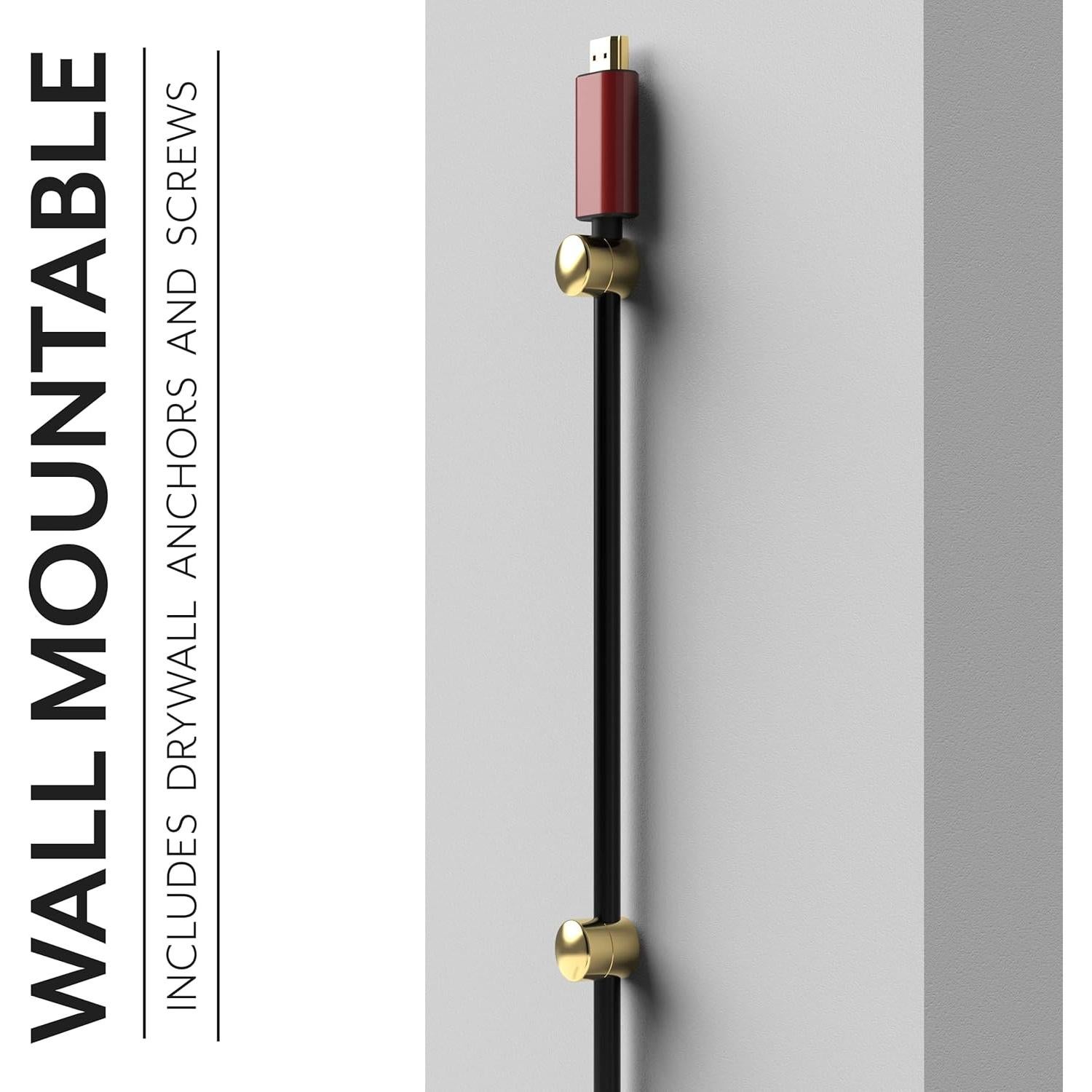 Anclajes de Cable ICONIT Dorado | Organizador de Cargadores