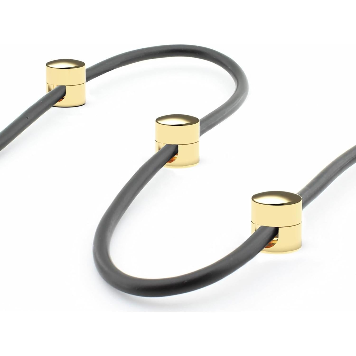 Anclajes de Cable ICONIT Dorado | Organizador de Cargadores