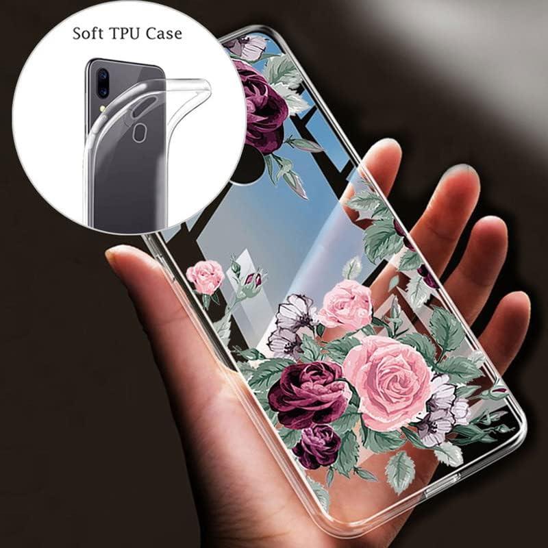 Funda ZTE Blade A33s KJYFOANI con Soporte Rotatorio 360° Rosa