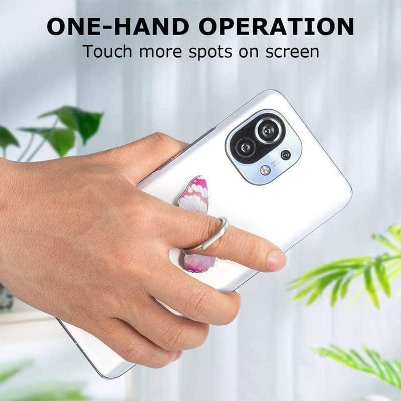 Funda ZTE Blade A33s KJYFOANI con Soporte Rotatorio 360° Rosa