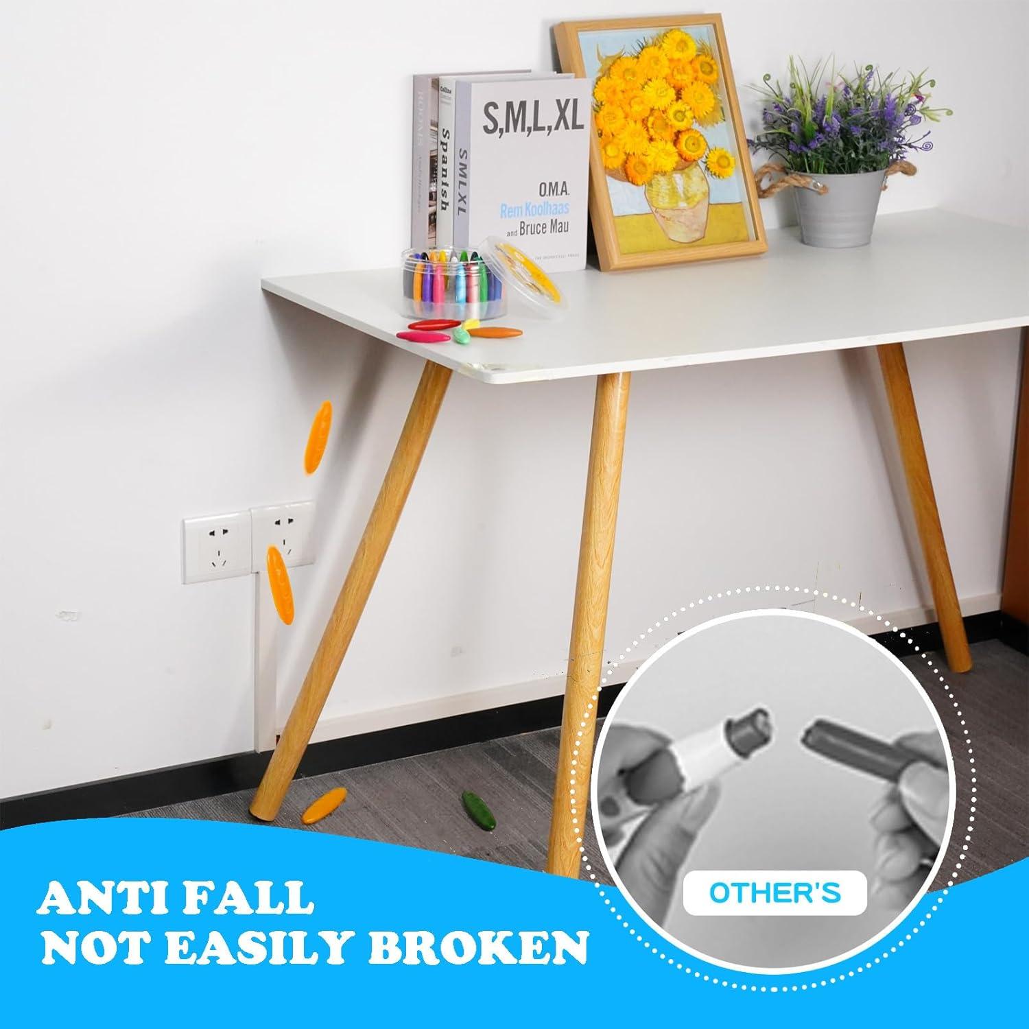 Crayones Jumbo FANYUETIAN 36 Piezas Lavables Multicolor