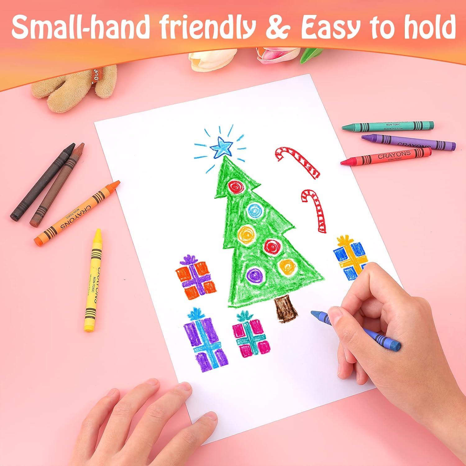 Paquete de 240 Crayones CACASO 8 Colores para Niños