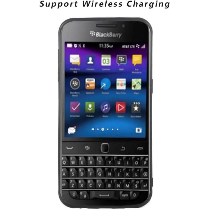 Funda delgada ELISORLI para BlackBerry Classic Q20 negra