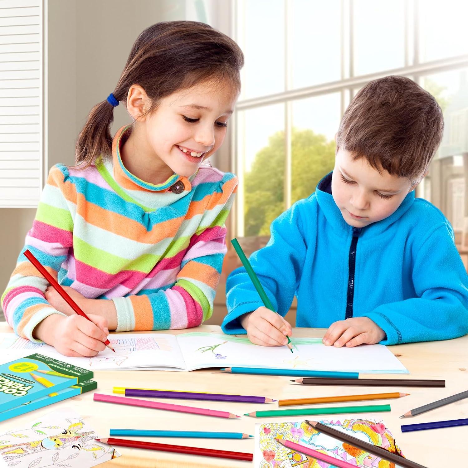 528 Lápices de Colores YEGEER Multicolor Pre-afilados