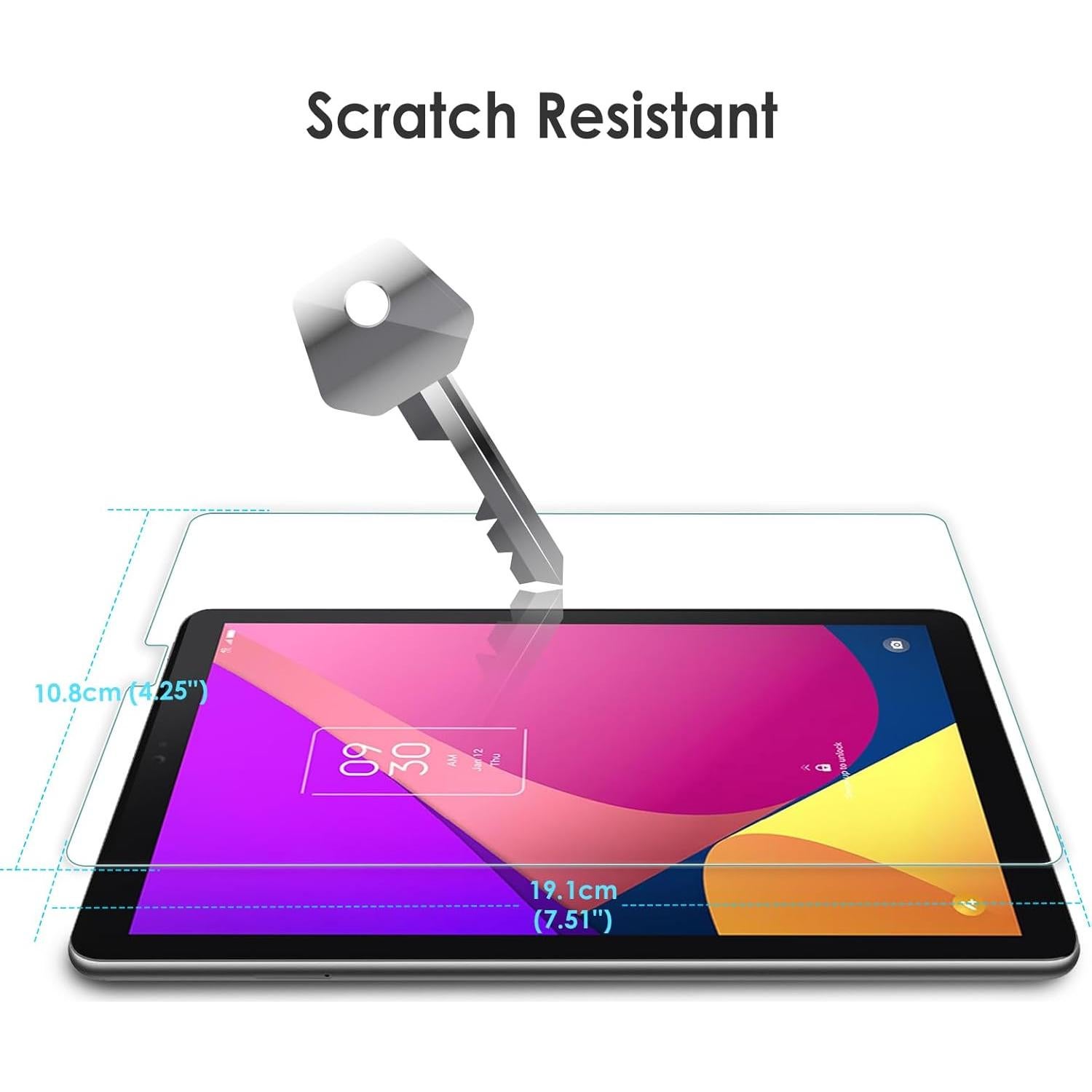 Protector de Pantalla WD&CD 2 Pack para TCL Tab 8 LE 8" Vidrio Templado