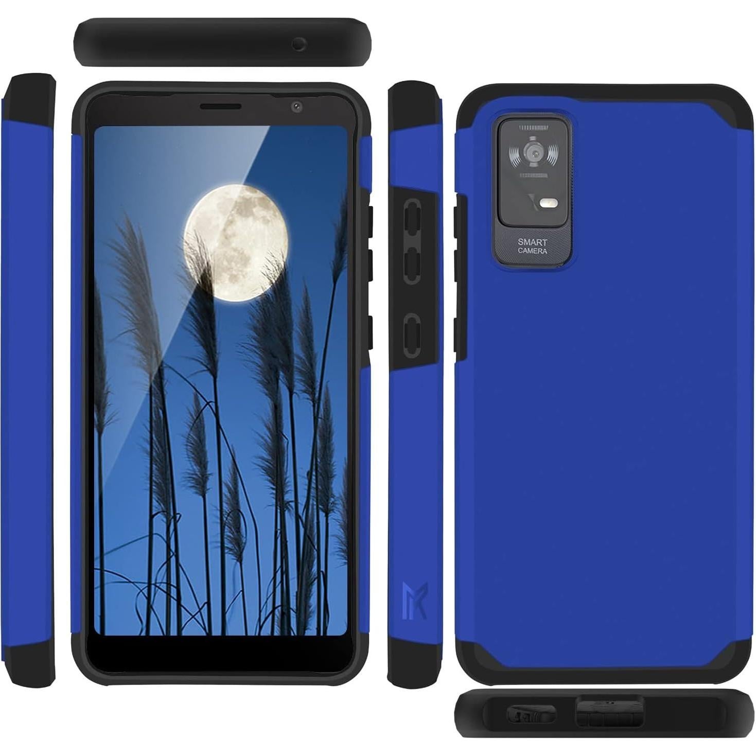 Funda Antigolpes TJS Doble Capa para TCL ION X/V/40 Z - Azul