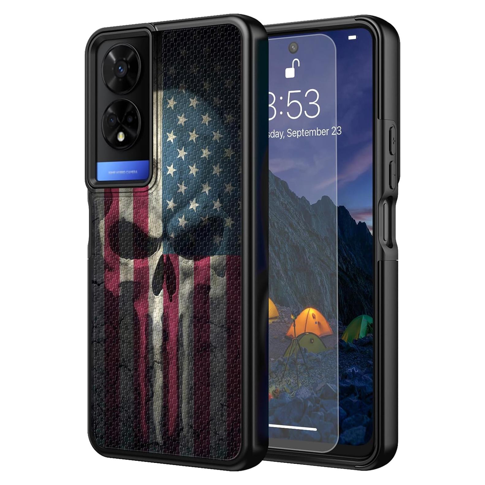 Funda TCL 50 XE 5G con Protector de Pantalla Vidrio Templado