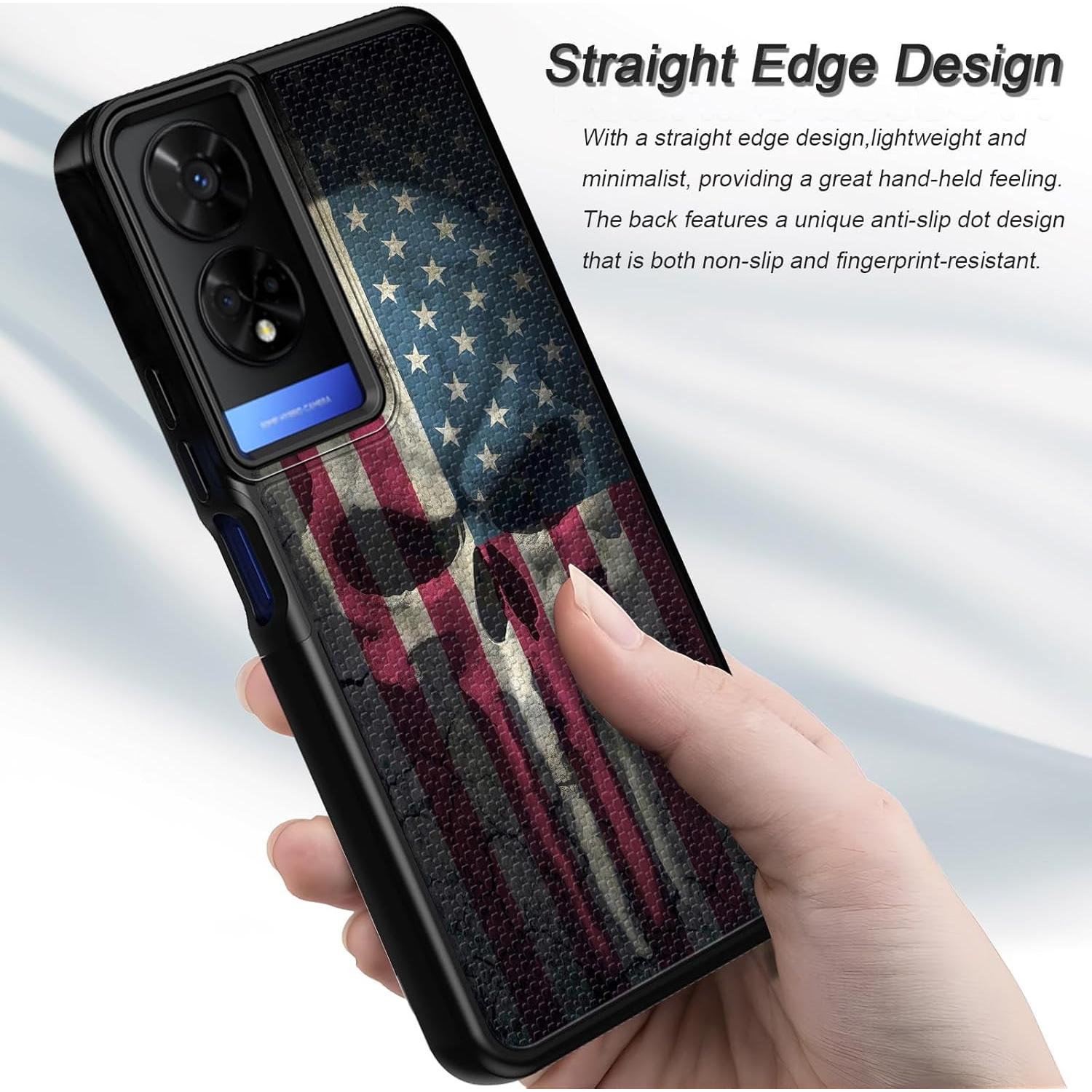 Funda TCL 50 XE 5G con Protector de Pantalla Vidrio Templado