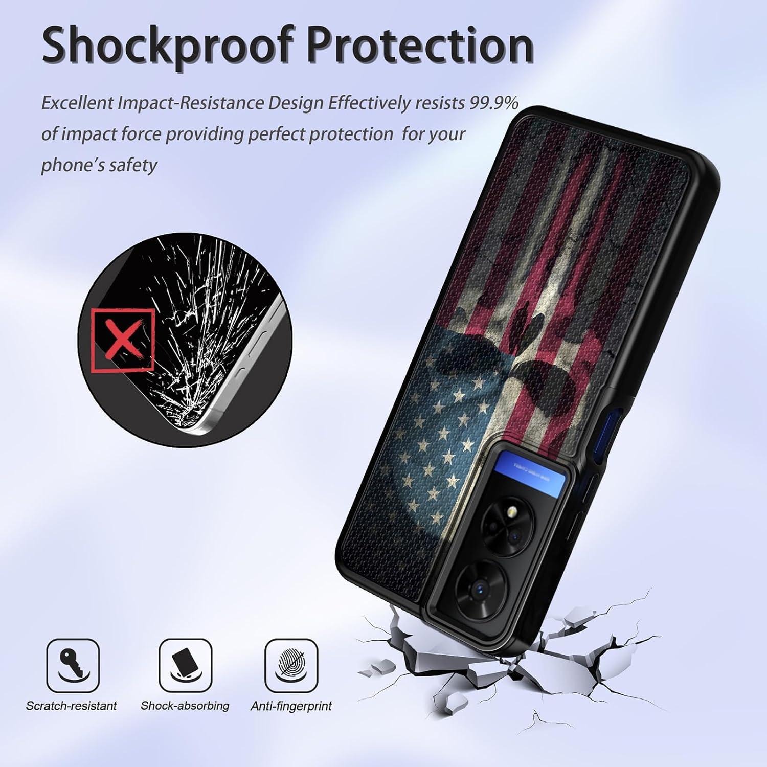 Funda TCL 50 XE 5G con Protector de Pantalla Vidrio Templado