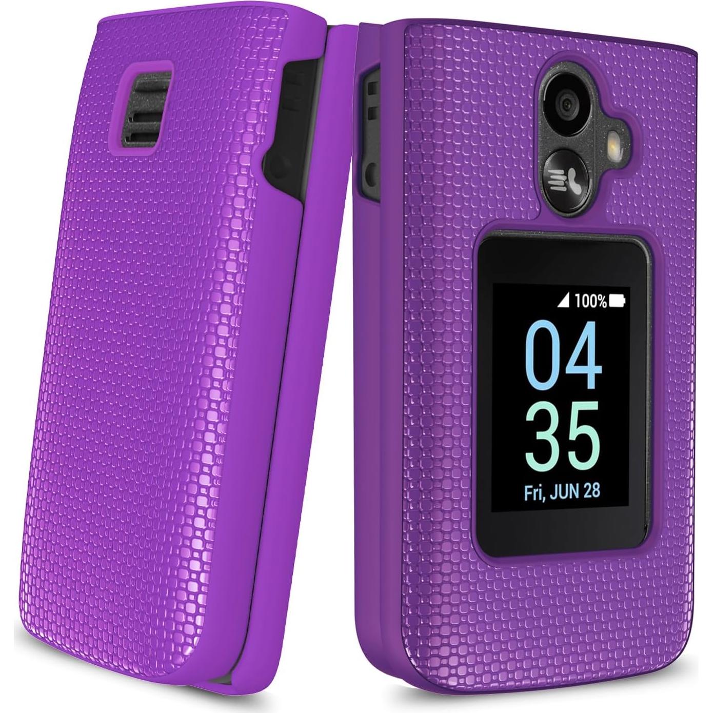 Funda dura delgada para TCL Flip 3 T435 con protector