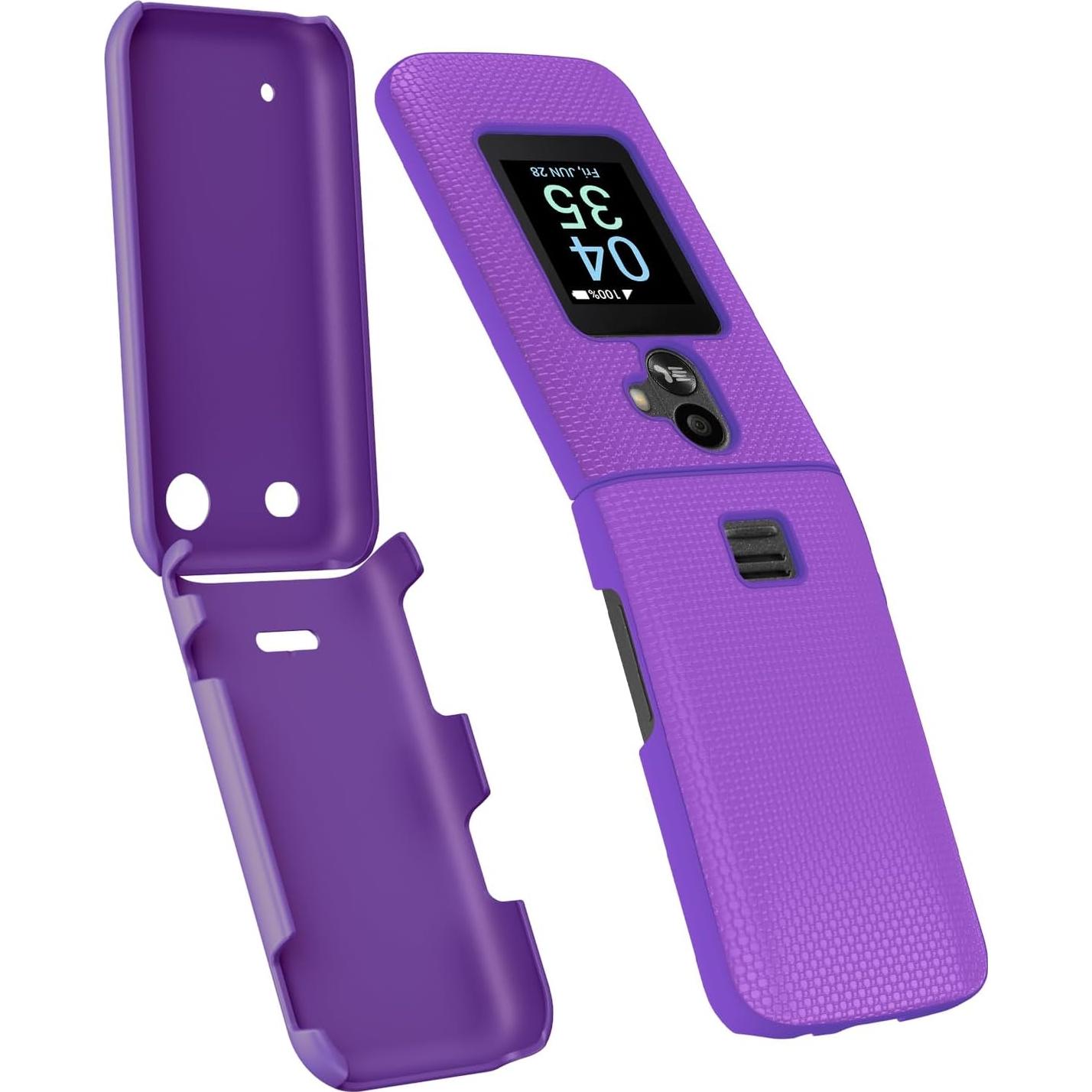 Funda dura delgada para TCL Flip 3 T435 con protector