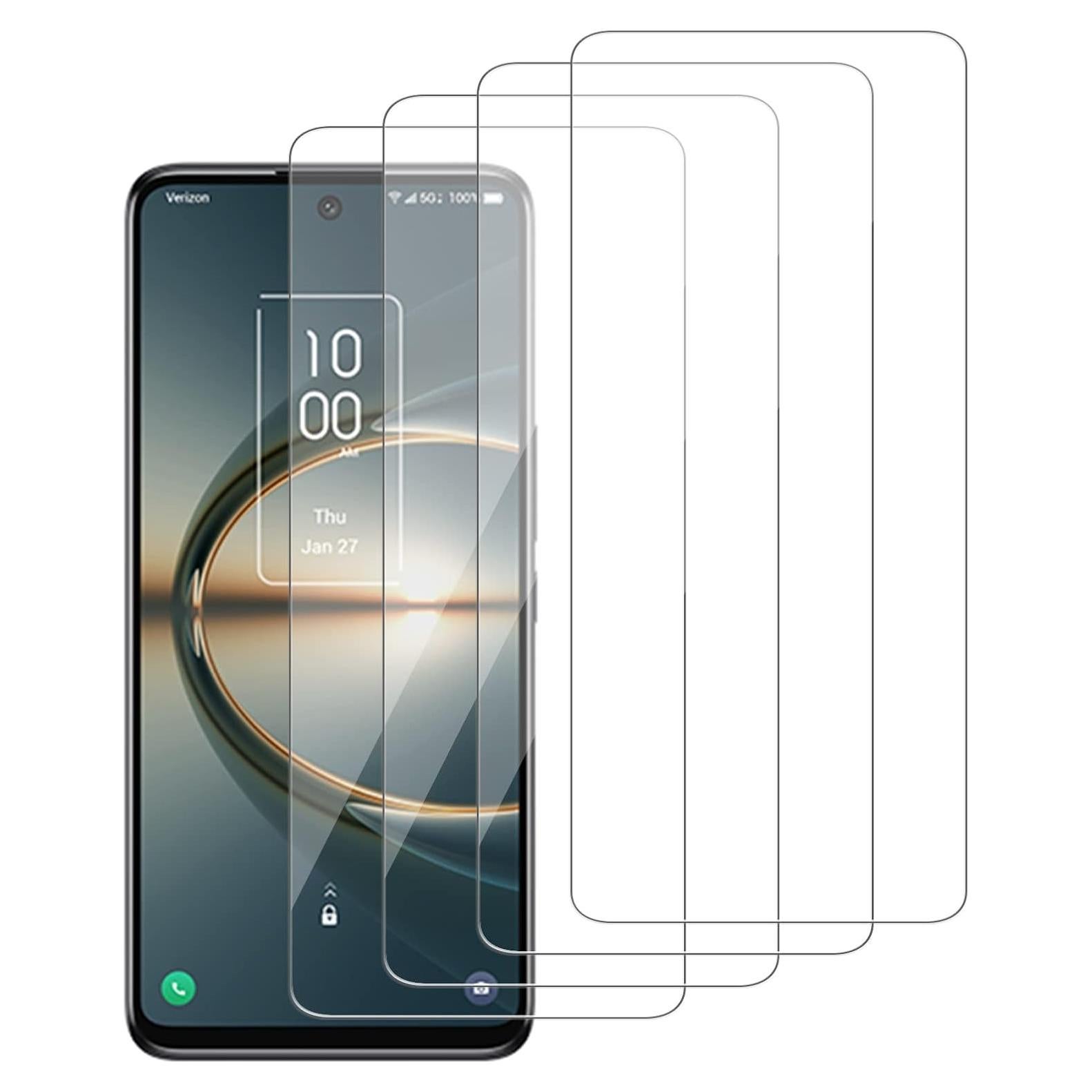 Protector de Pantalla Vidrio Templado iCsapr TCL 30 V 5G 4 Unidades