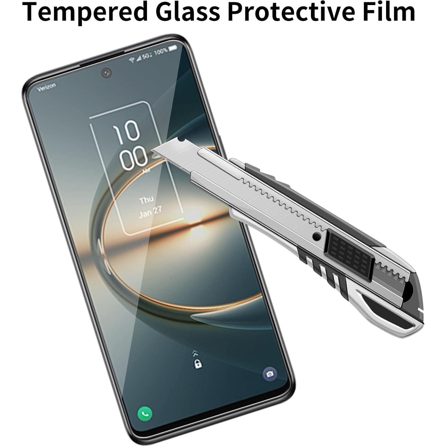 Protector de Pantalla Vidrio Templado iCsapr TCL 30 V 5G 4 Unidades
