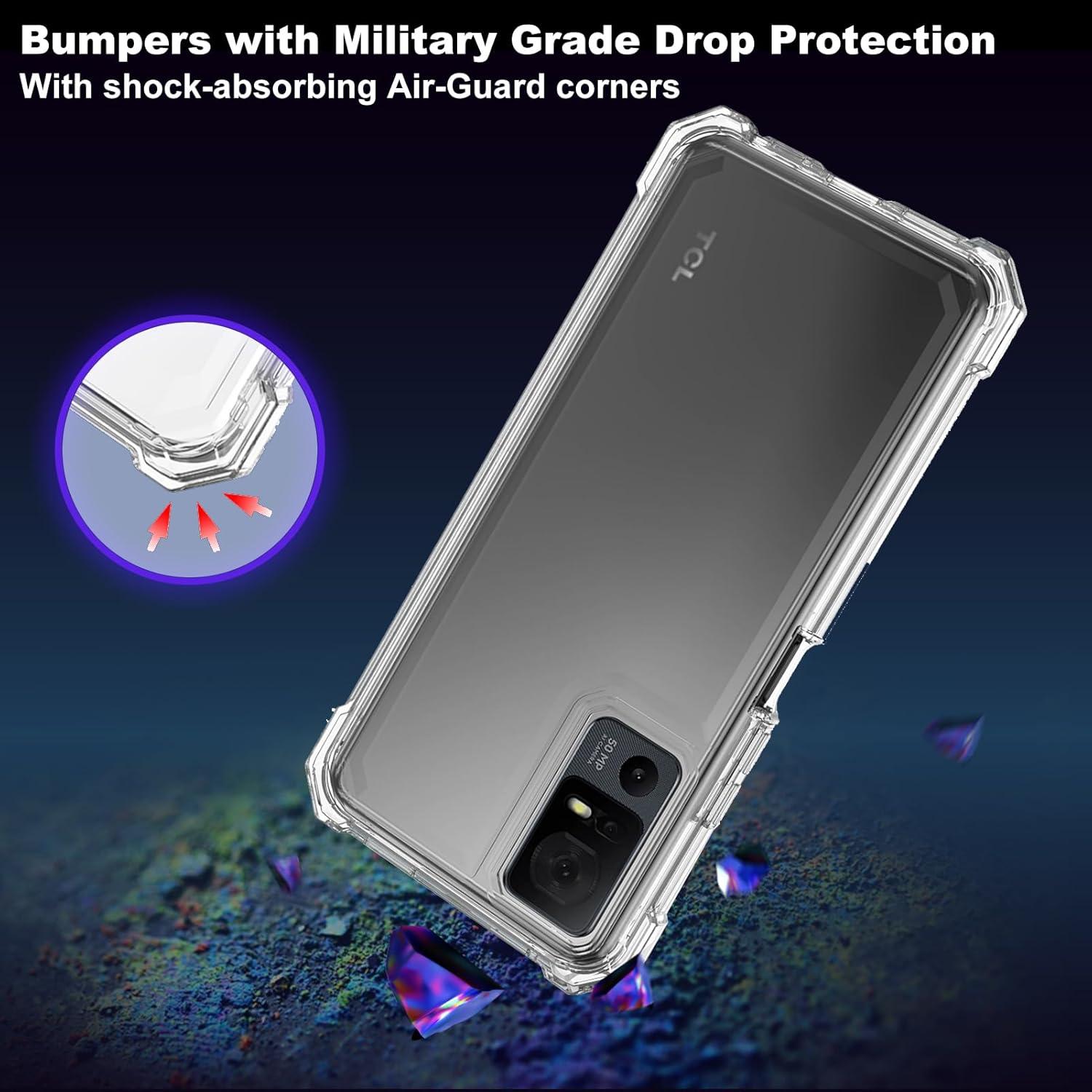 Funda Ailiber Doble Capa para TCL 40T T608DL y Jitterbug Smart 4