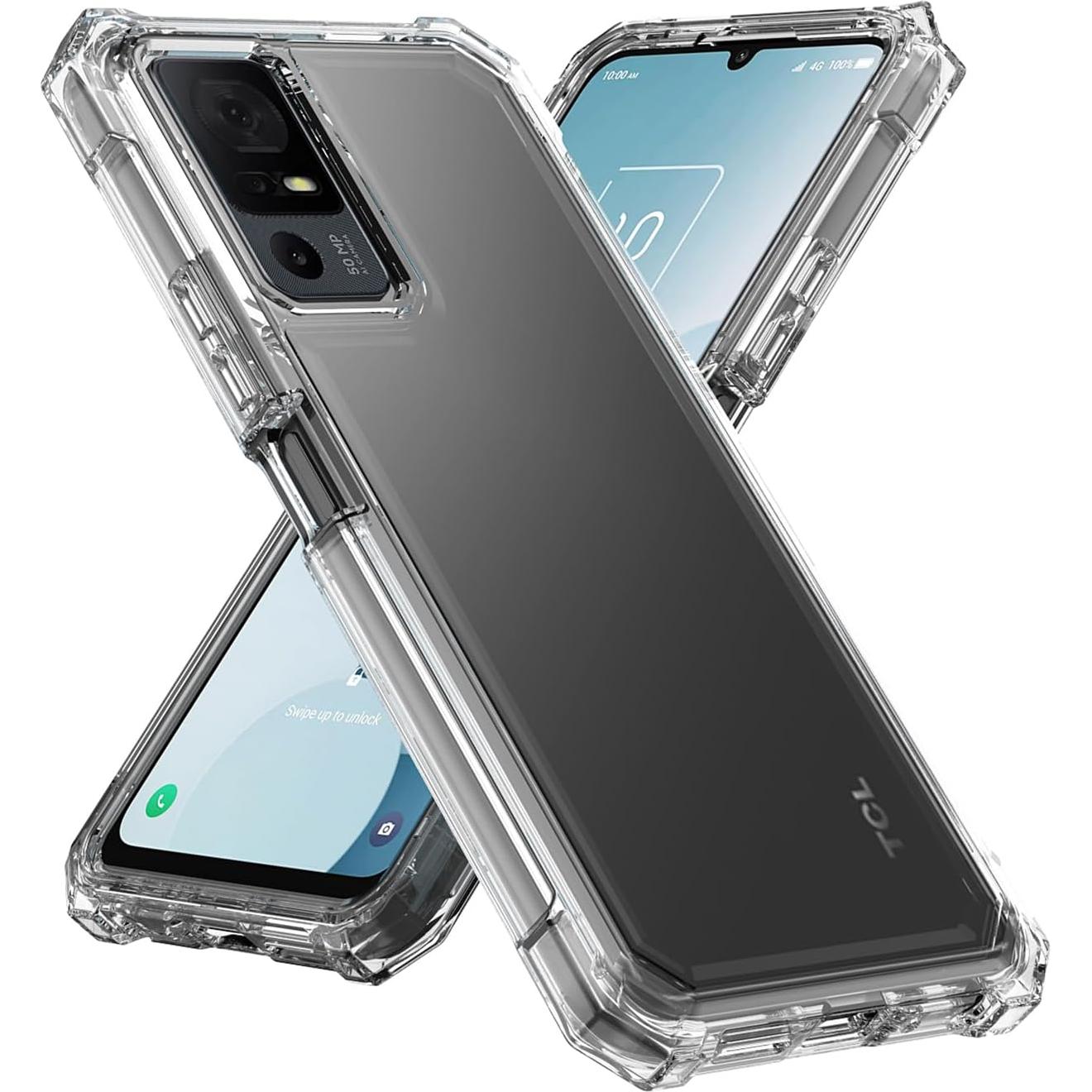 Funda Ailiber Doble Capa para TCL 40T T608DL y Jitterbug Smart 4