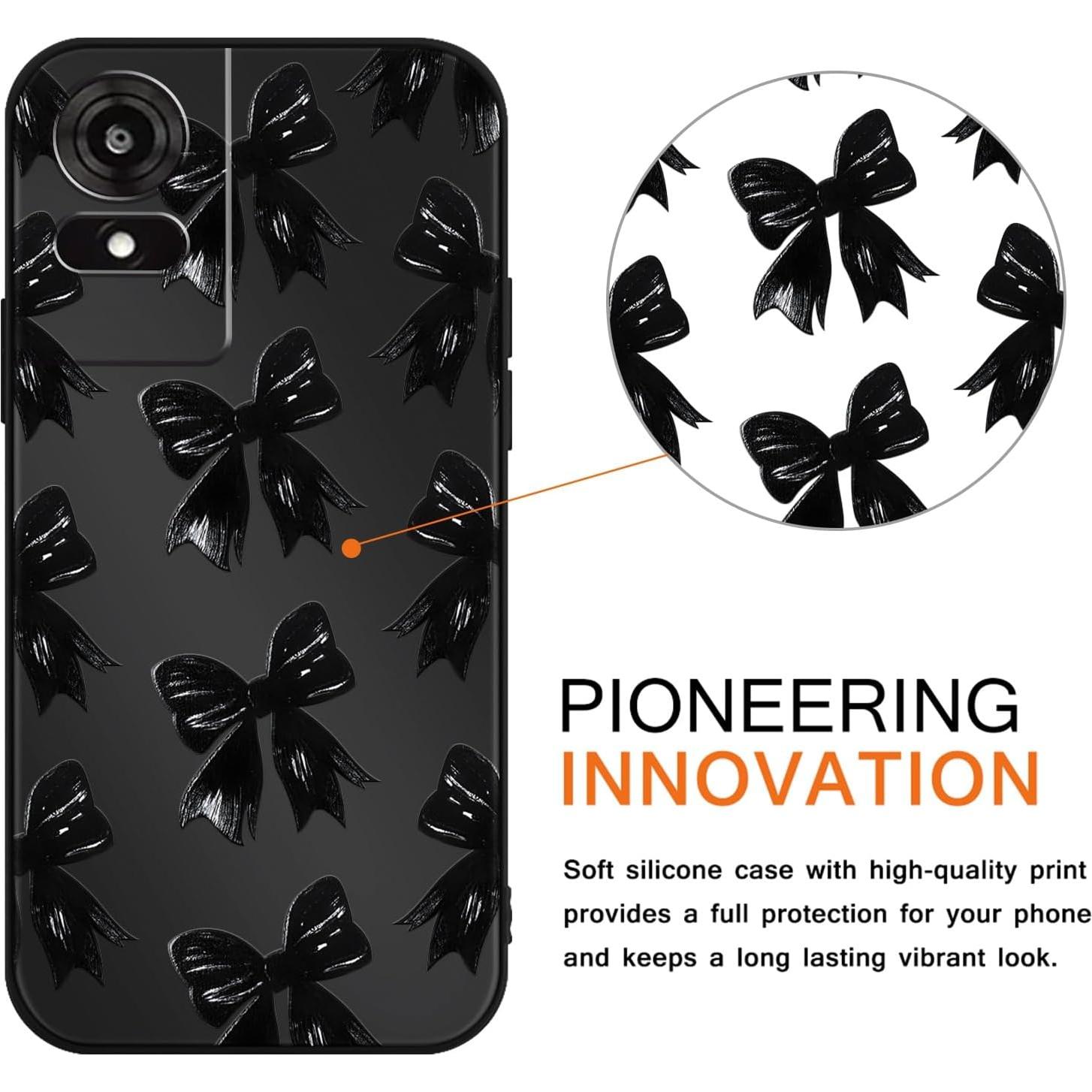 Funda de teléfono TCL k24 / TCL 50 le con lazo negro TPU