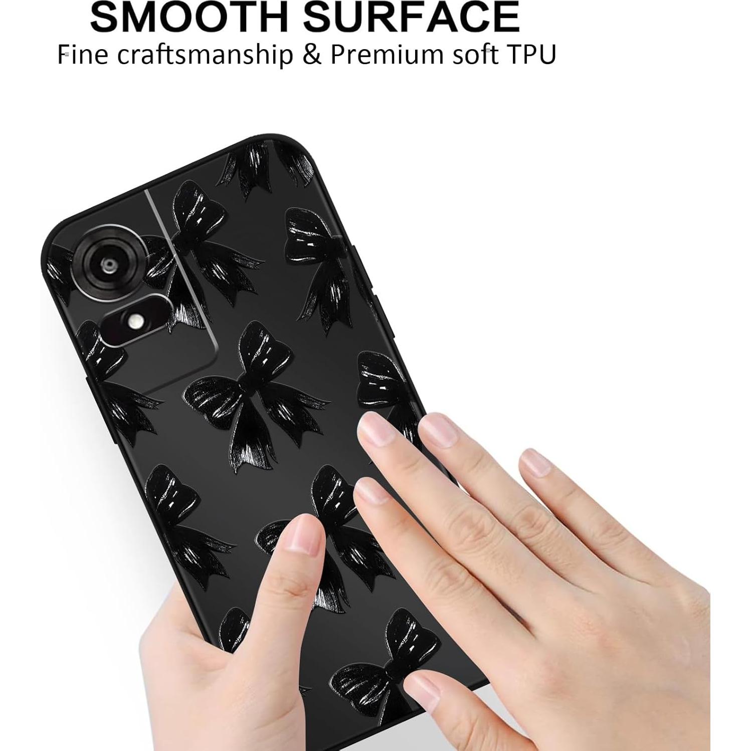 Funda de teléfono TCL k24 / TCL 50 le con lazo negro TPU