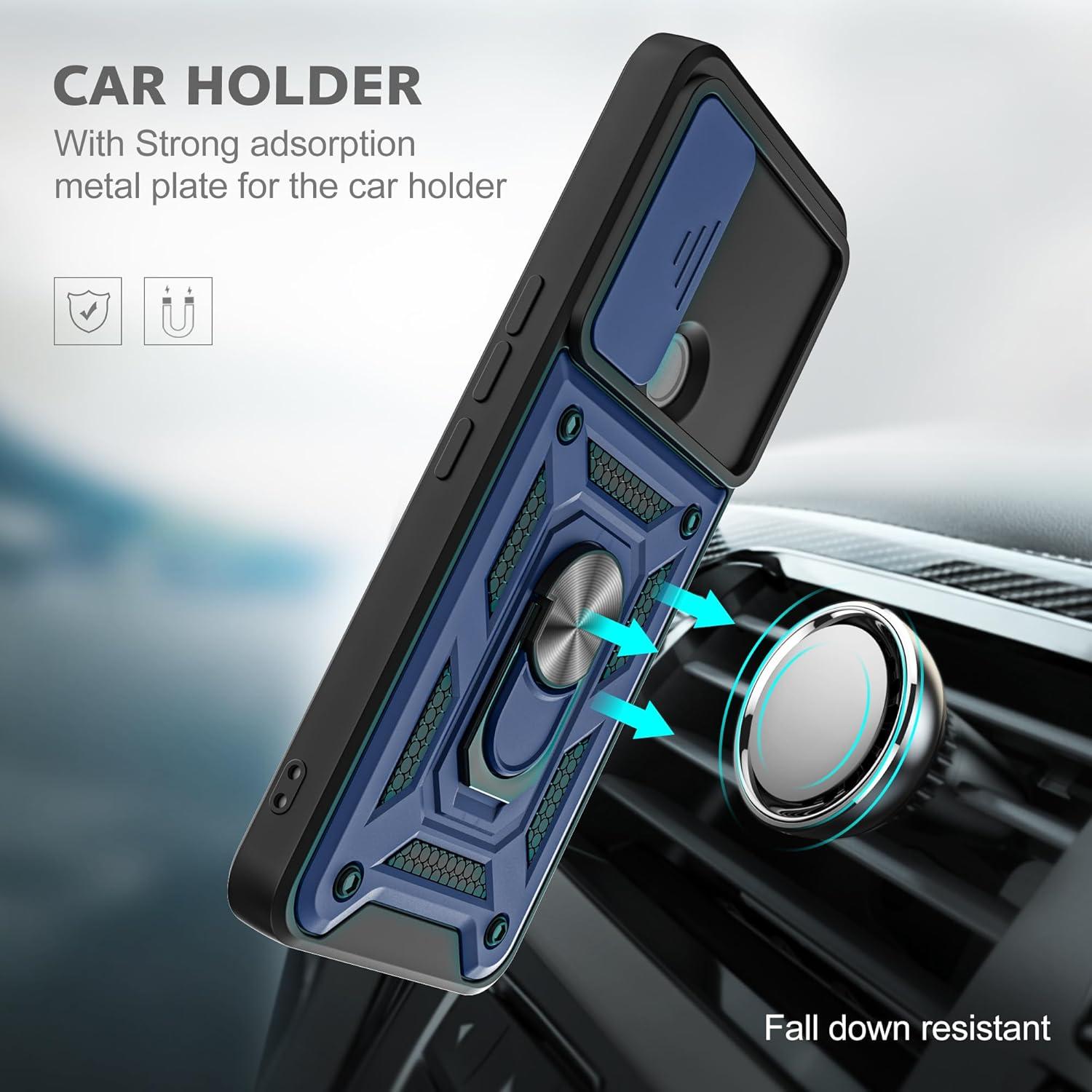 Funda AKINIK para TCL 30 XE 5G con Soporte y 2 Protectores HD