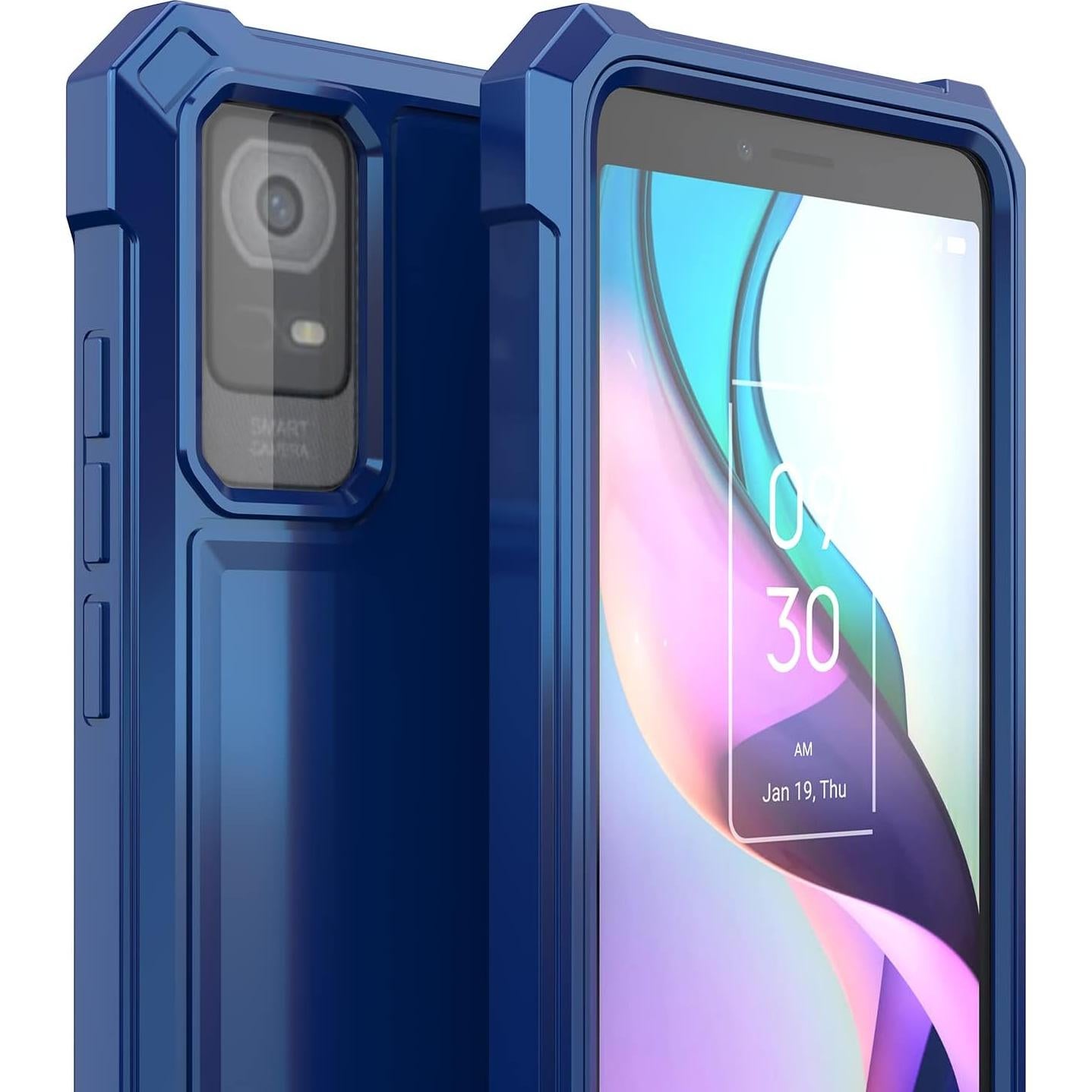 Funda Protectora Ailiber para TCL ION X/V - Doble Capa Azul