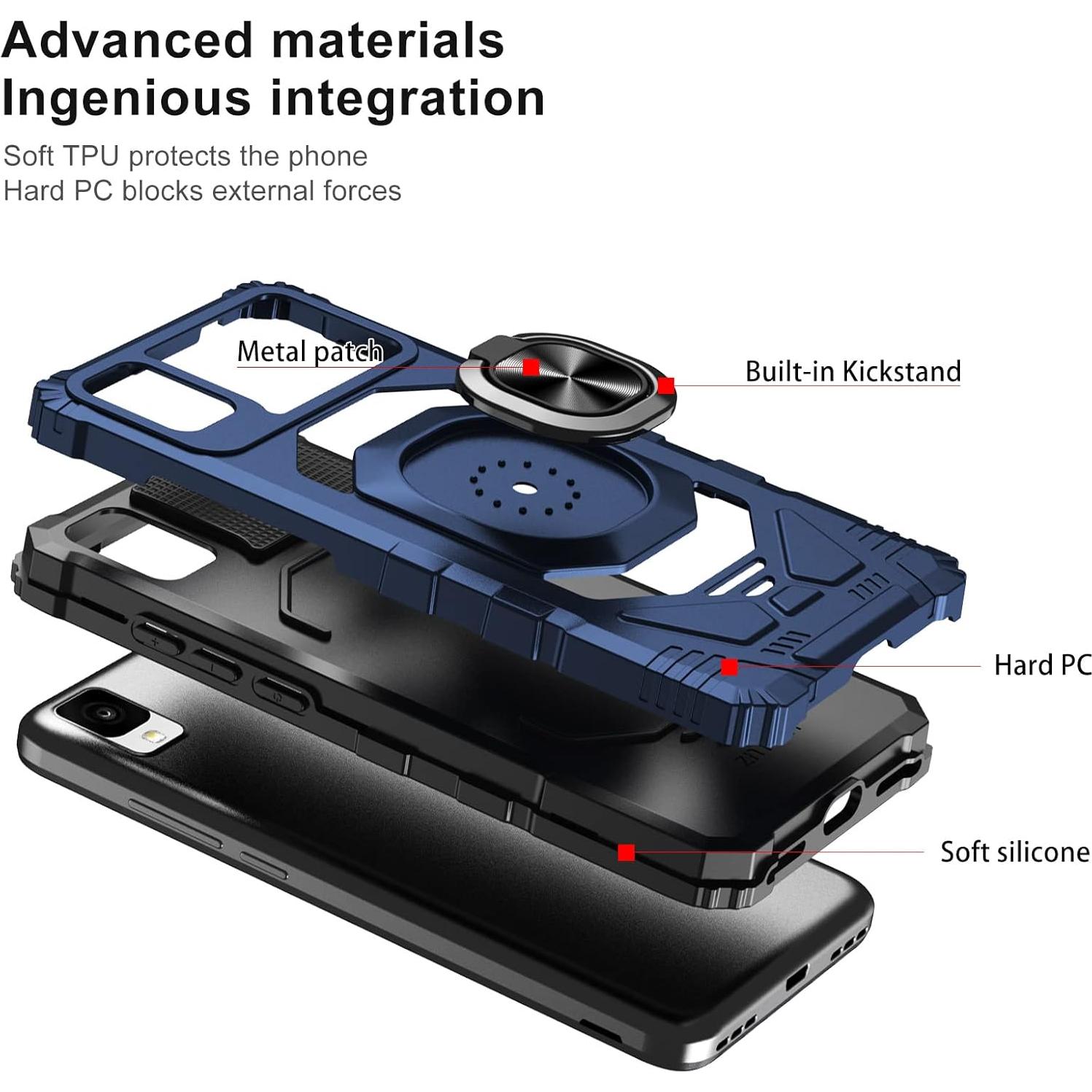 Funda Ailiber para Alcatel TCL 30Z con Protector de Pantalla