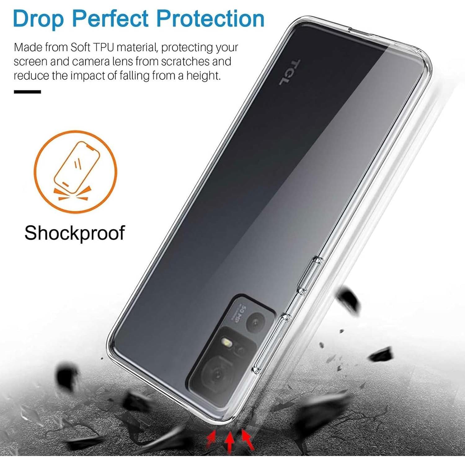 Funda de Silicona Suave TCL 40 XL - Clara, A Prueba de Golpes
