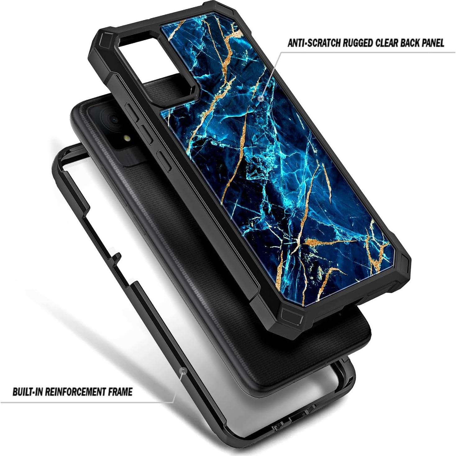 Funda robusta para TCL K11 T432W con protector de pantalla