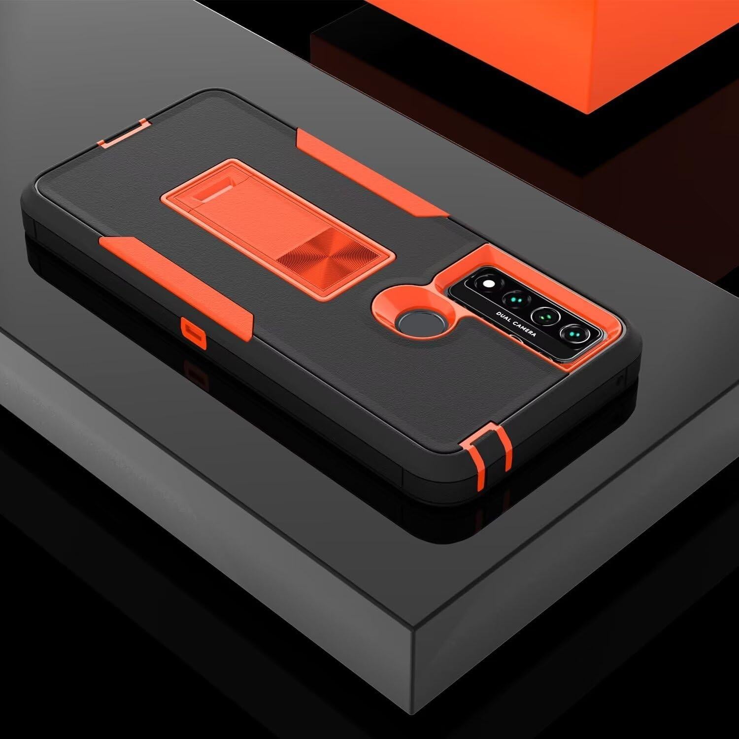 Funda Dura TCL 20 XE con Protector de Pantalla y Soporte