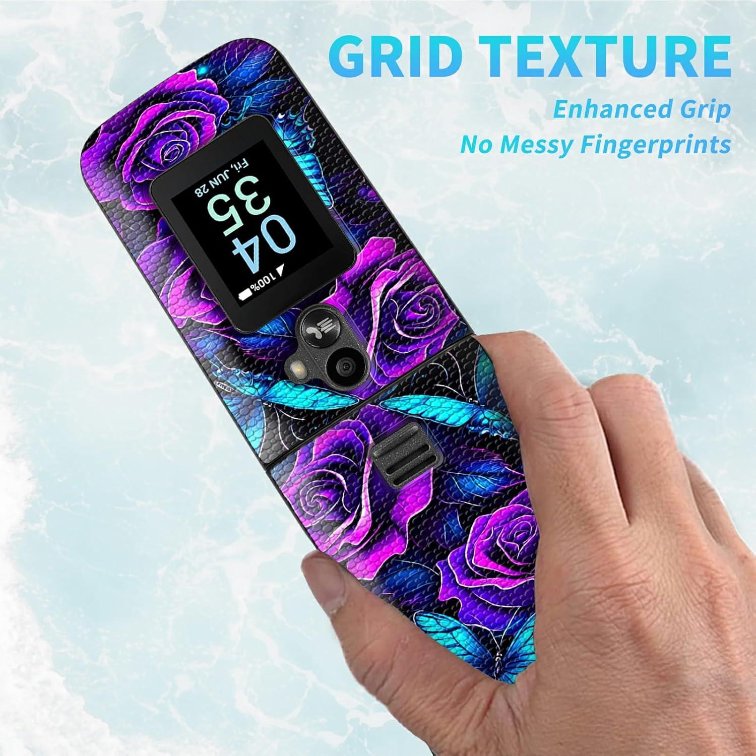 Funda Dikoer para TCL Flip 3 T435 2024 con Protector de Pantalla