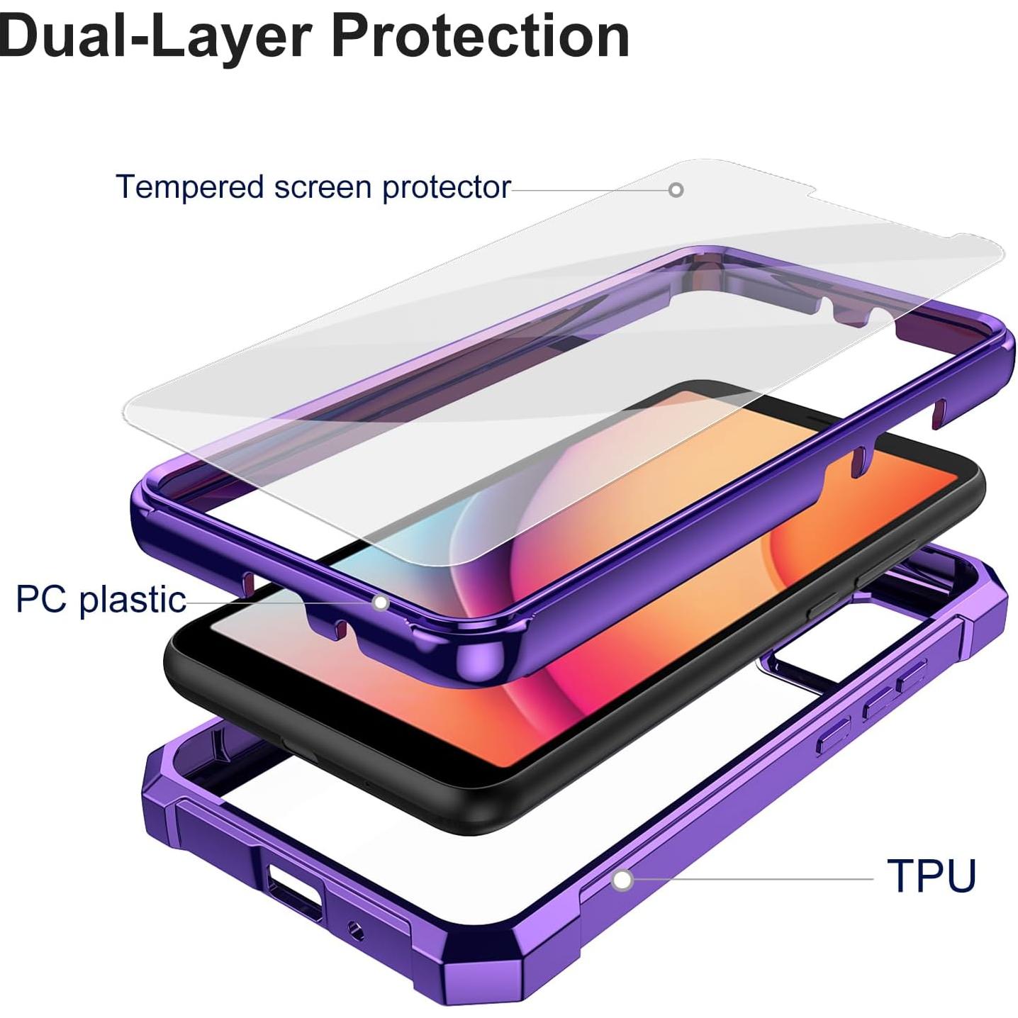 Funda Ailiber para TCL K11 T432W con Protector de Pantalla