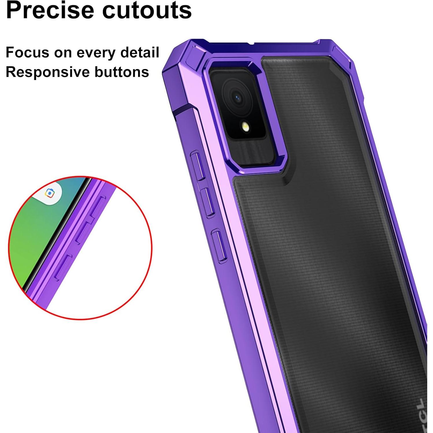 Funda Ailiber para TCL K11 T432W con Protector de Pantalla